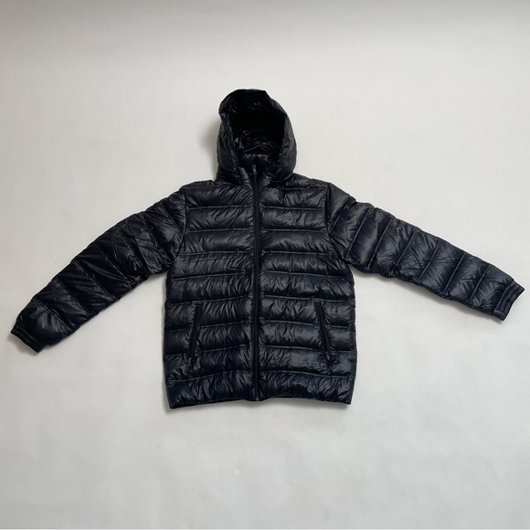 2010 ADIDAS 100 0.0 Gram goose down shiny puffer jacket - Picture 1 of 16